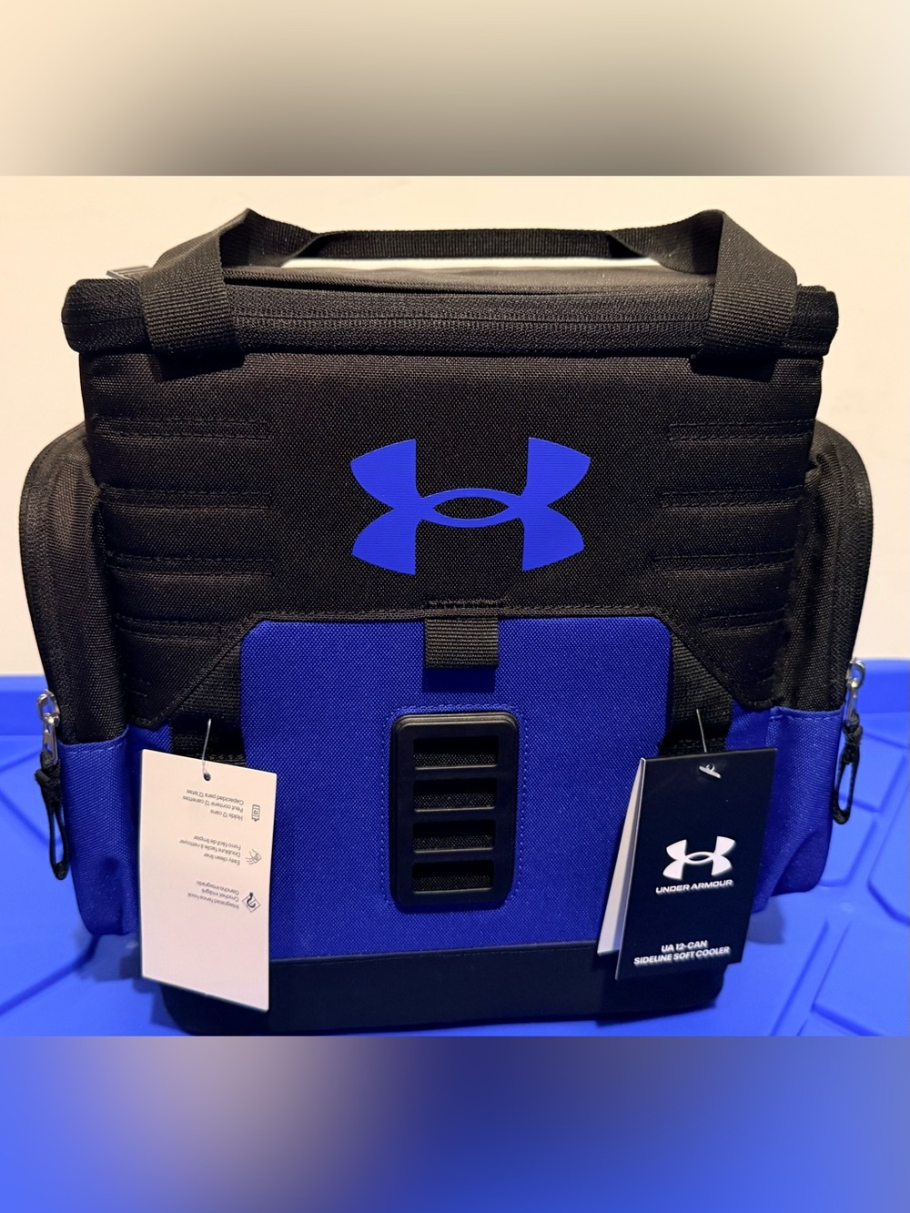 Under Armour 12-can Sideline Cooler in Royal/Black